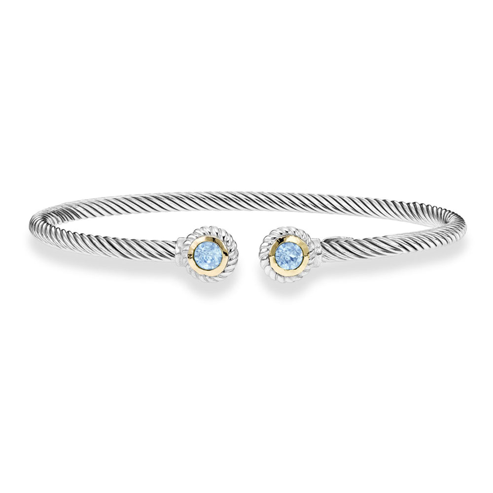 Phillip Gavriel Blue Topaz Cable Cuff