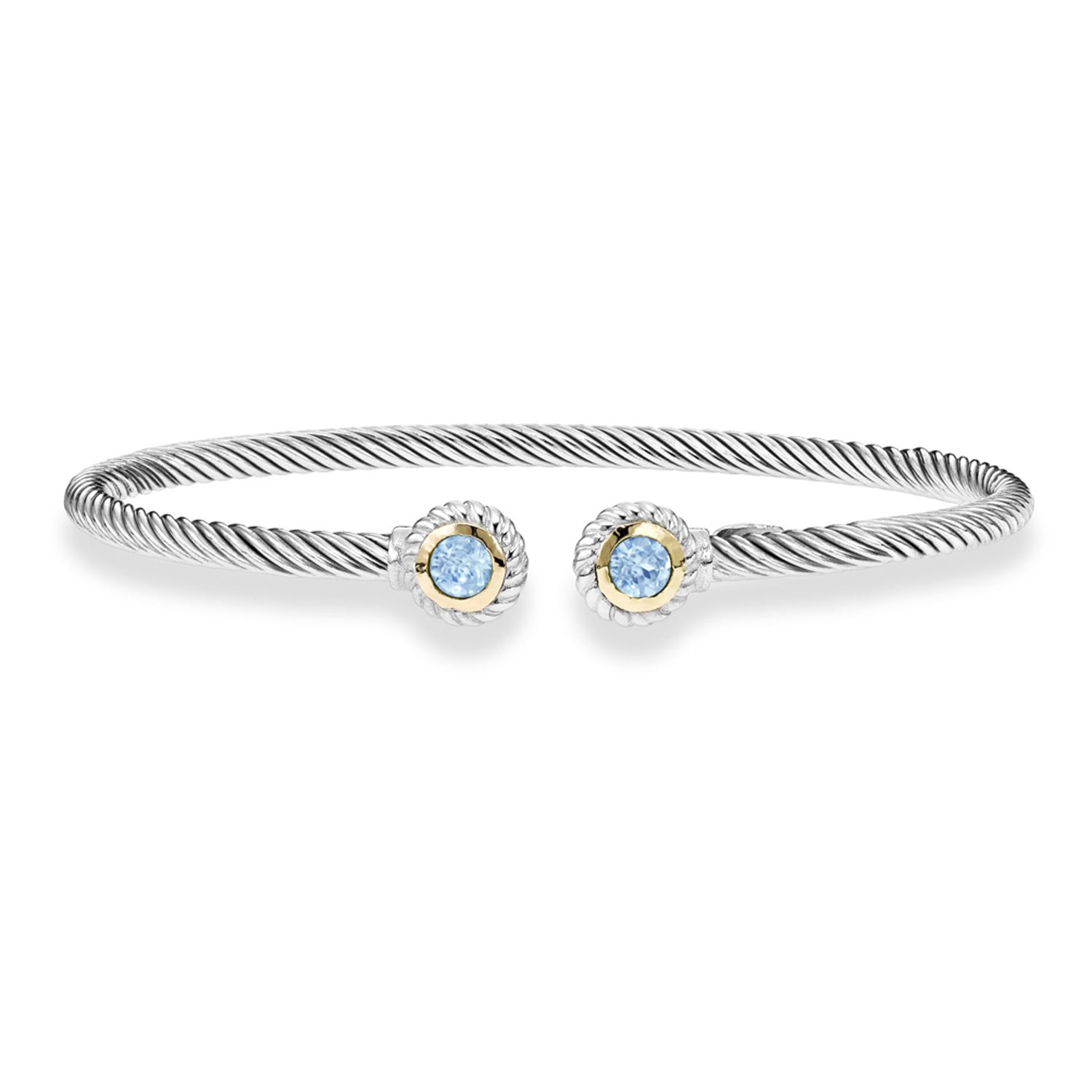 Phillip Gavriel Blue Topaz Cable Cuff