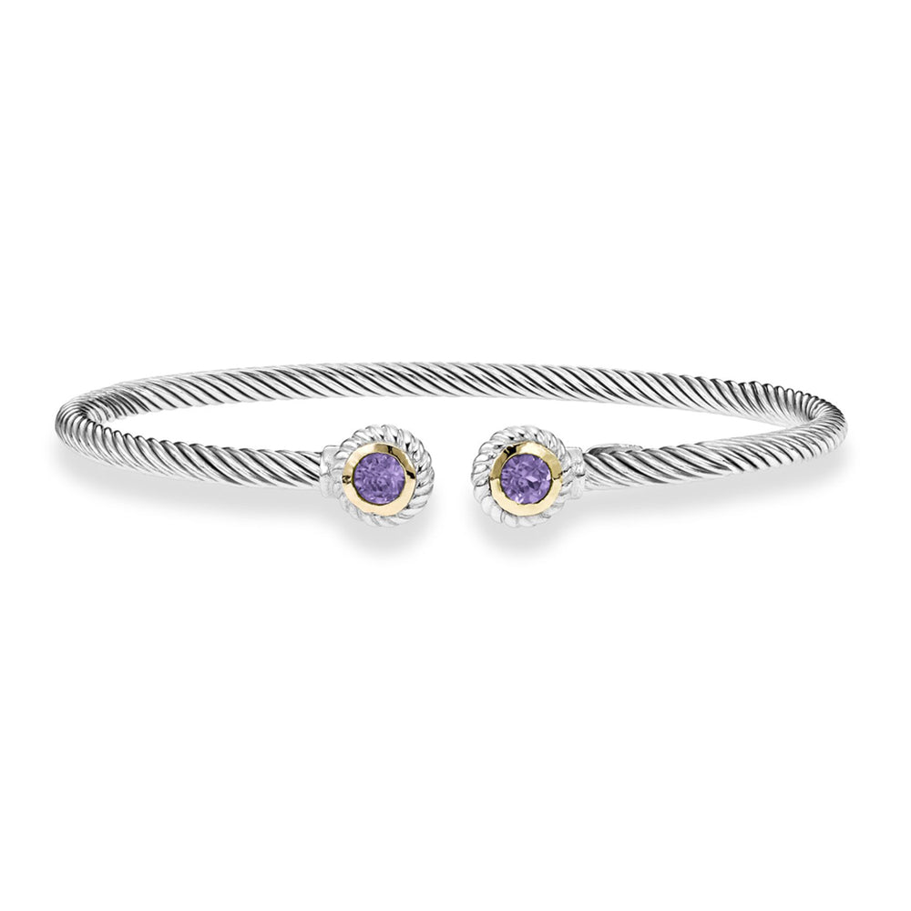 Phillip Gavriel Amethyst Cable Cuff