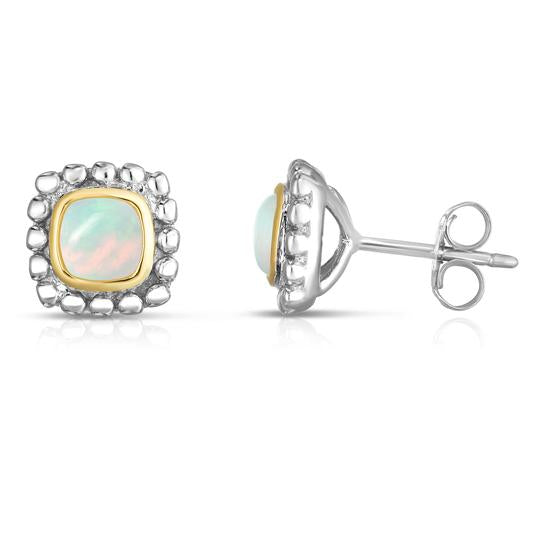 Phillip Gavriel Silver Opal Quadra Earrings