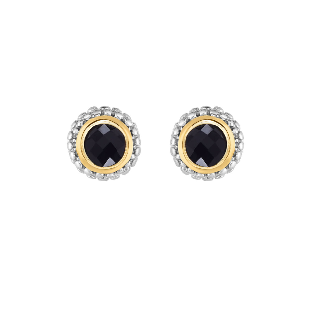 Phillip Gavriel Silver Black Onyx Earrings