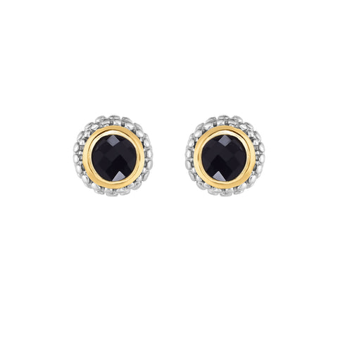 Phillip Gavriel Silver Black Onyx Earrings