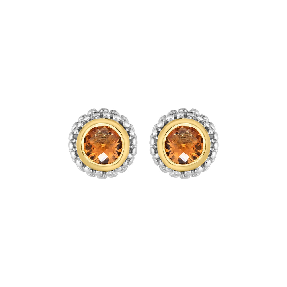 Phillip Gavriel Silver Citrine Earrings