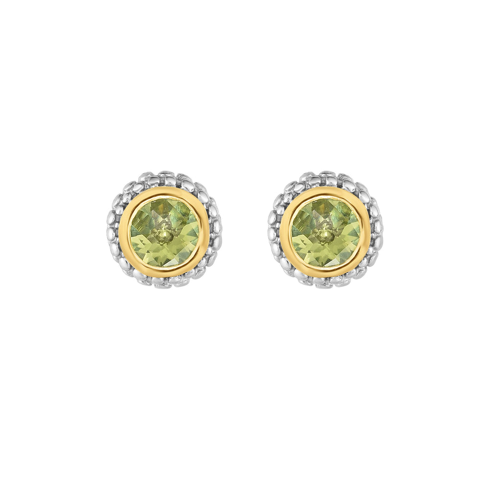 Phillip Gavriel Silver Peridot Earrings