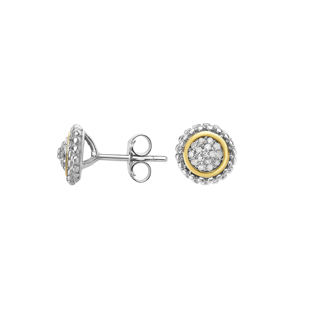 Phillip Gavriel Silver Diamond Earrings