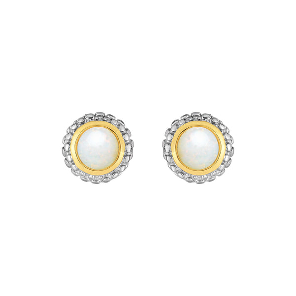 Phillip Gavriel Silver Opal Earrings