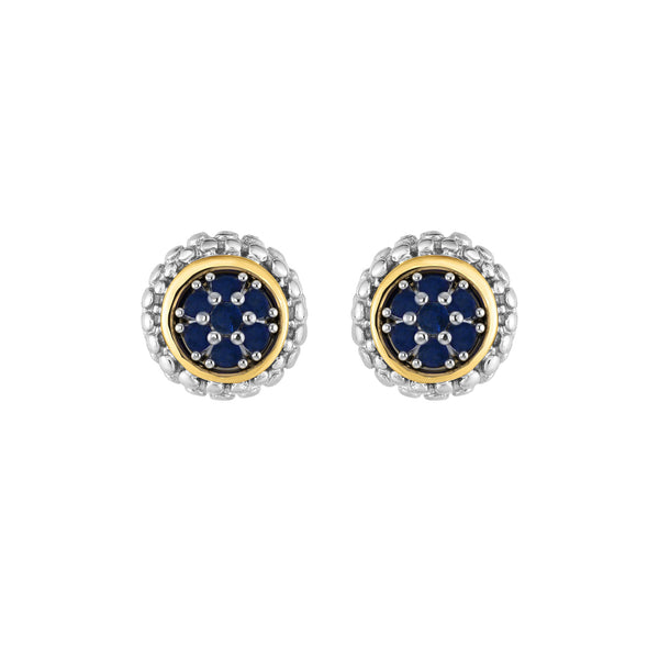 Phillip Gavriel Silver Sapphire Earrings
