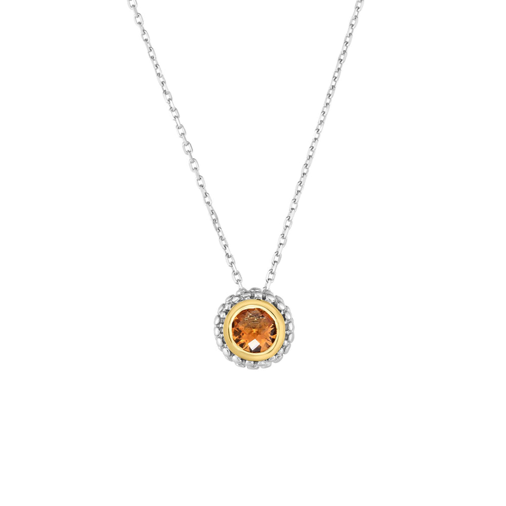 Phillip Gavriel Silver Citrine Pendant