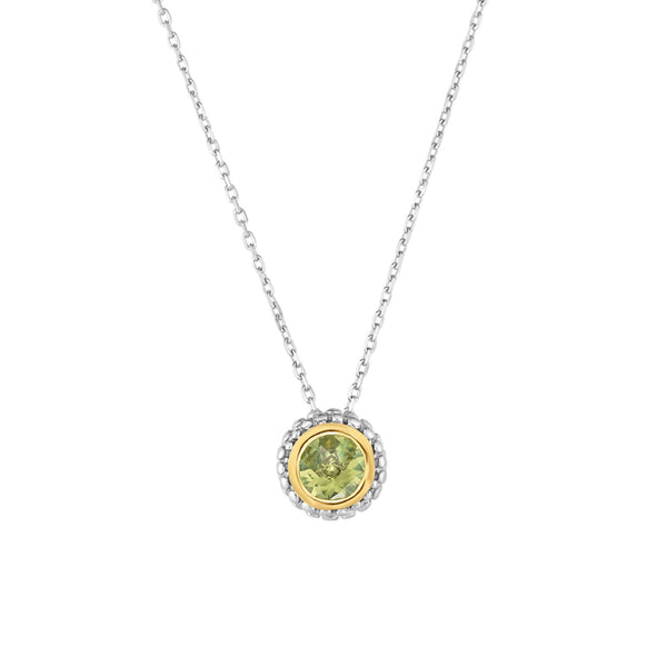 Phillip Gavriel Silver Peridot Pendant