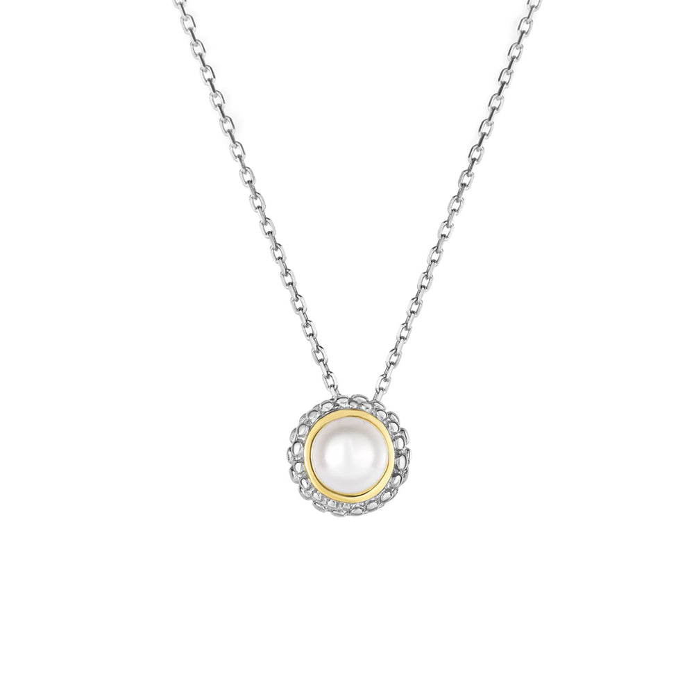 Phillip Gavriel Silver Pearl Pendant