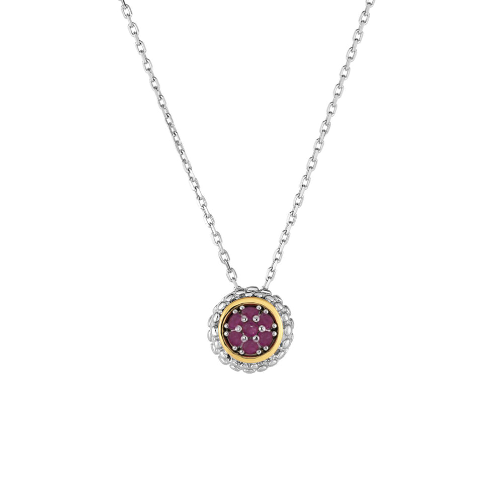 Phillip Gavriel Silver Ruby Pendant