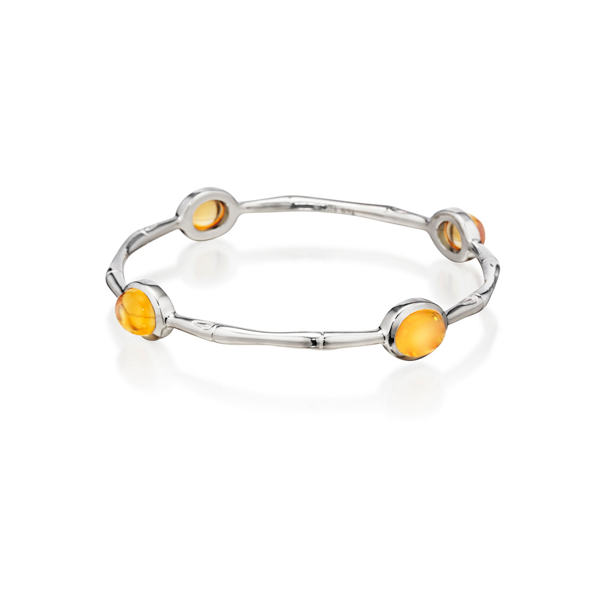 Charles X gold and citrine cuff bracelet