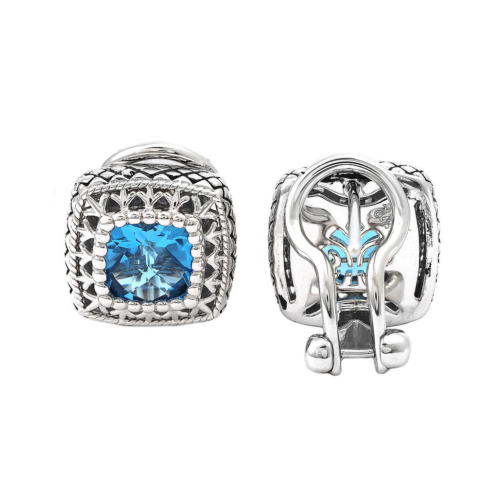 Andrea Candela Blue Topaz Earrings