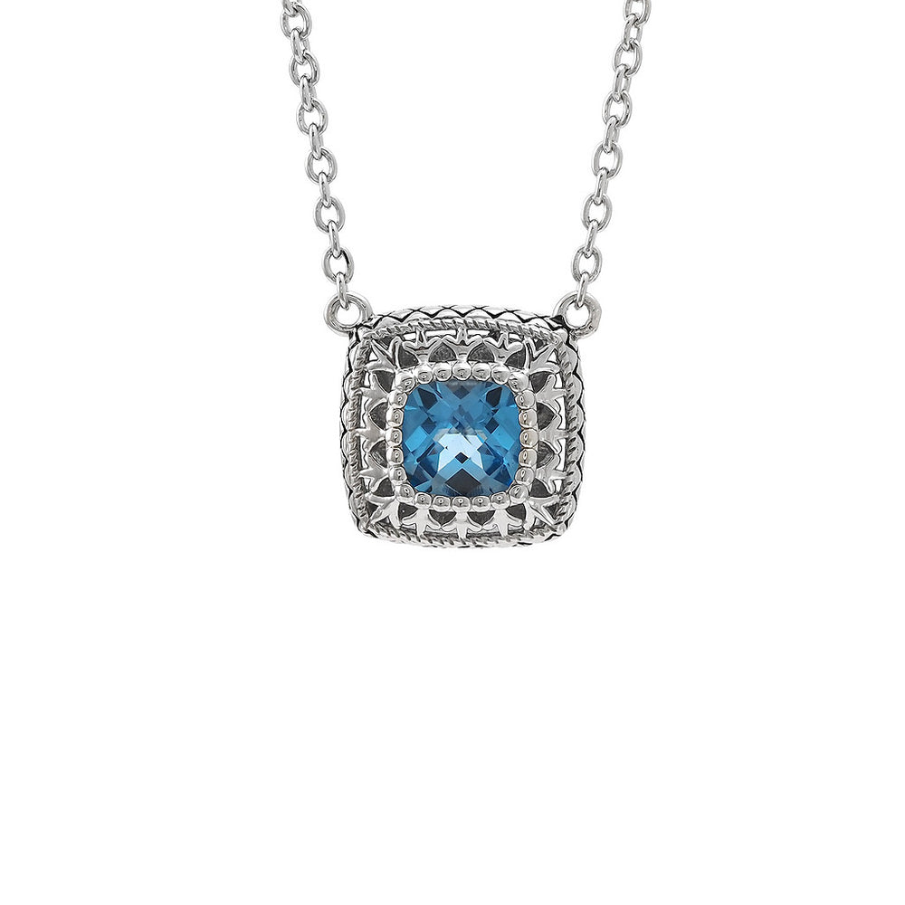 Andrea Candela Blue Topaz Pendant