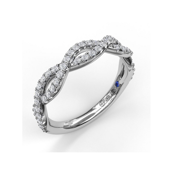 Fana Braided Diamond Wedding Band