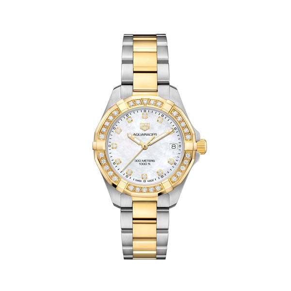 Lady's TAG Heuer Two-Tone Aquaracer Quartz