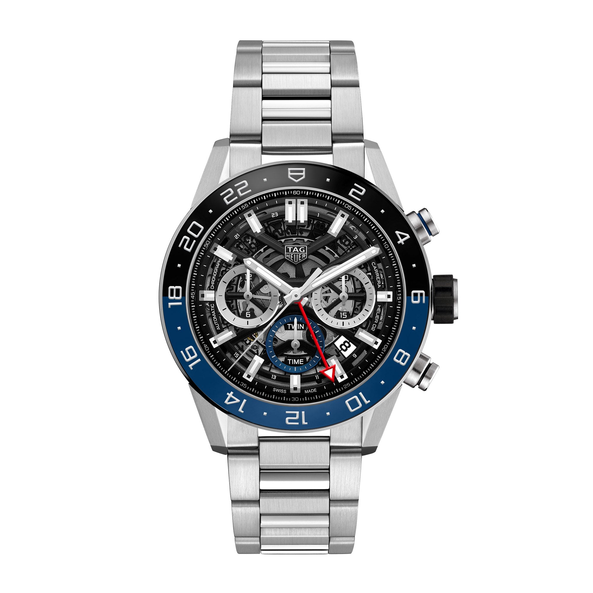Tag heuer calibre 02 gmt best sale