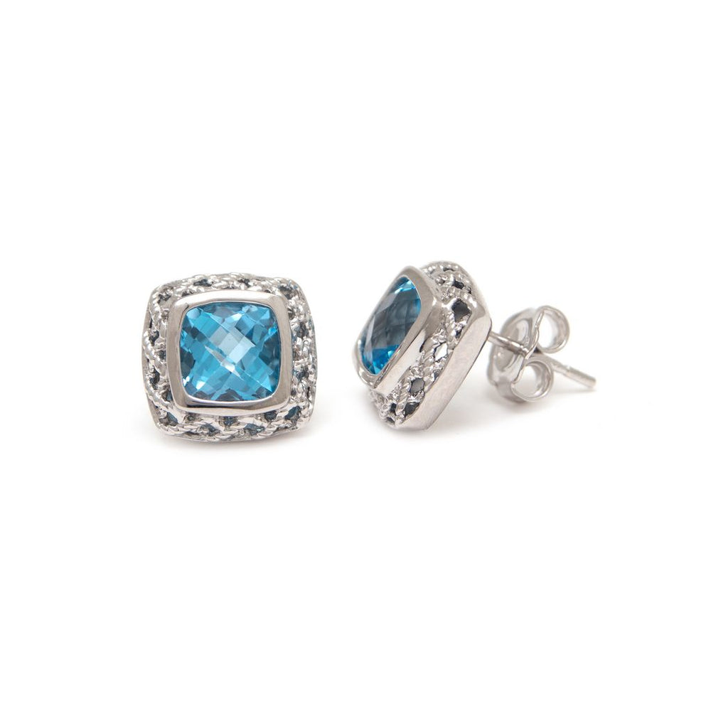 Andrea Candela Blue Topaz Earrings