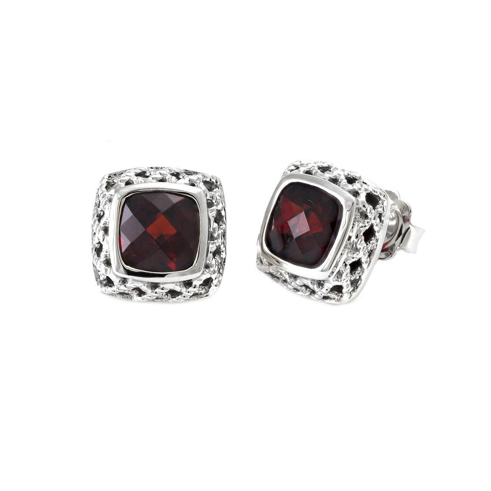 Andrea Candela Garnet Earrings