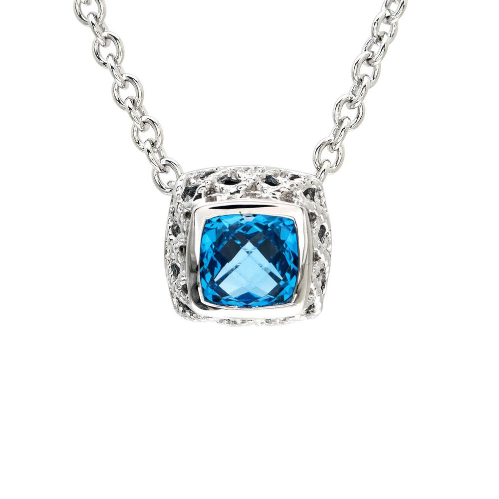 Andrea Candela Blue Topaz Pendant