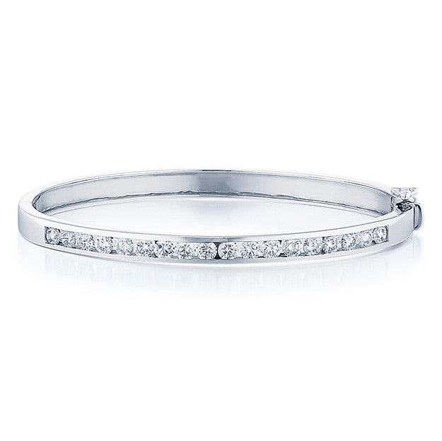 Channel Set Diamond Bangle – R&R Jewelers