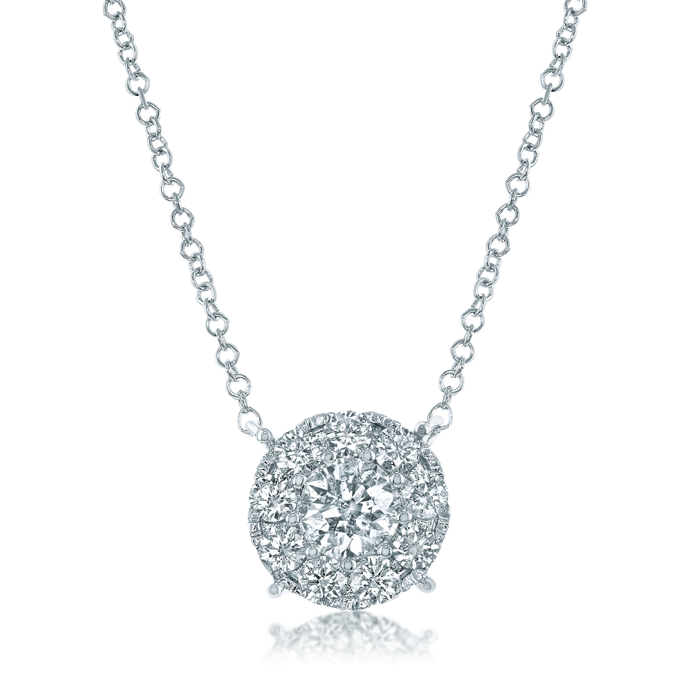 Barmakian Diamond Cluster Pendant