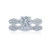 Tacori Classic Crescent Diamond Engagement Ring