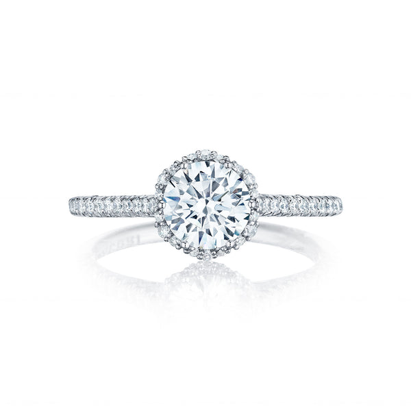 Tacori Petite Crescent Diamond Engagement Ring