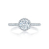 Tacori Petite Crescent Diamond Engagement Ring