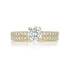 Tacori Petite Crescent Diamond Engagement Ring