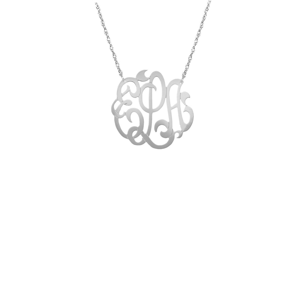 Small Script Monogram Pendant